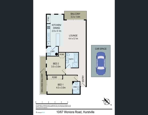 “3 Mins walking from Hurstville Station” - Photo 1