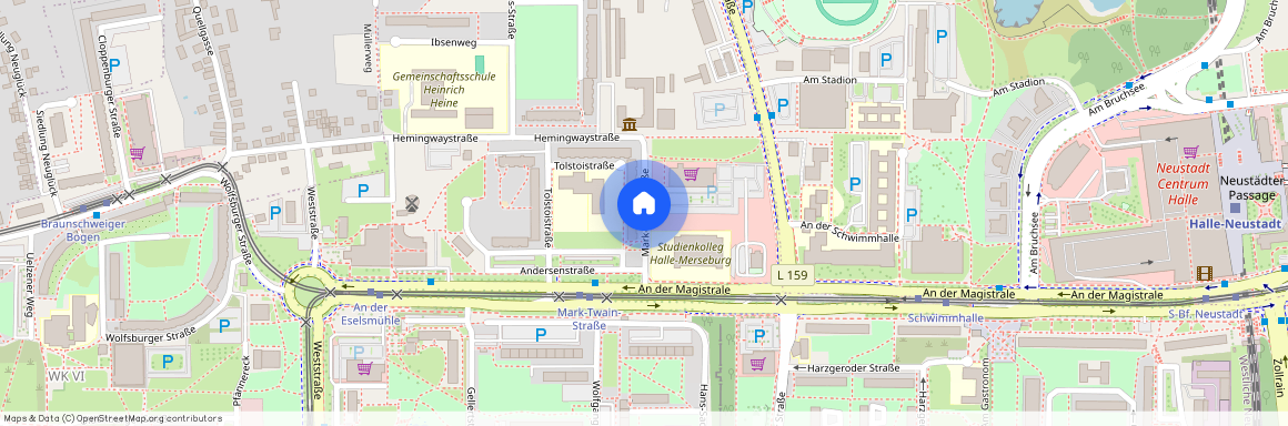Mark-Twain-Straße, 06126, Mark-Twain-Straße    Halle