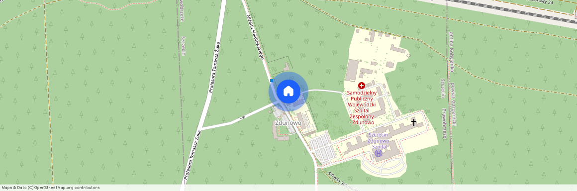 ul. Alfreda Sokołowskiego, Wielgowo-Sławociesze-Zdunowo, Prawobrzeże, Szczecin, zachodniopomorskie