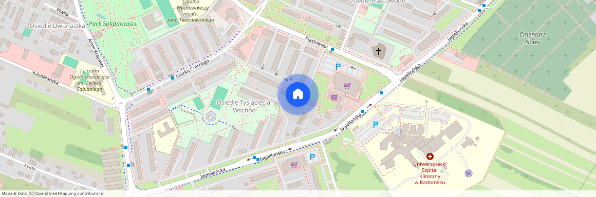 ul. Jagiellońska, Radomsko, radomszczański, łódzkie