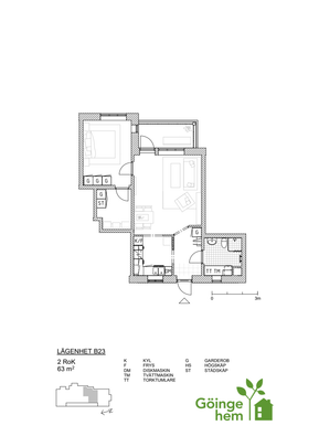 Östra Järnvägsgatan 13 C, Broby - Foto 1