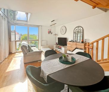 F3 en duplex, 56m2, EAUBONNE, terrasse, parking privé loué meublé - Photo 5