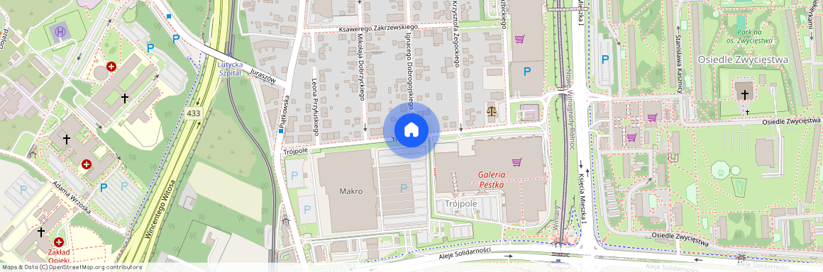 ul. Trójpole, Winiary, Stare Miasto, Poznań, wielkopolskie