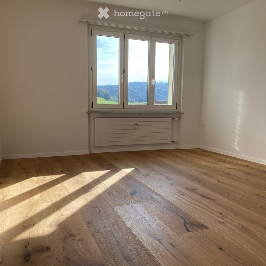 Gemütliche 4.0 Zimmer-Wohnung mit viel Holz und Fernsicht - Foto 1