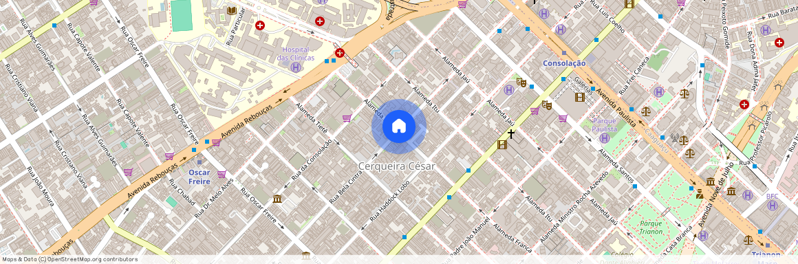 Alameda Franca - Jardim Paulista - São Paulo