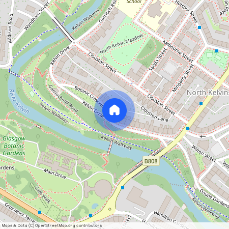 Botanic Crescent, G/1, Glasgow, Botanics, G20 8QQ