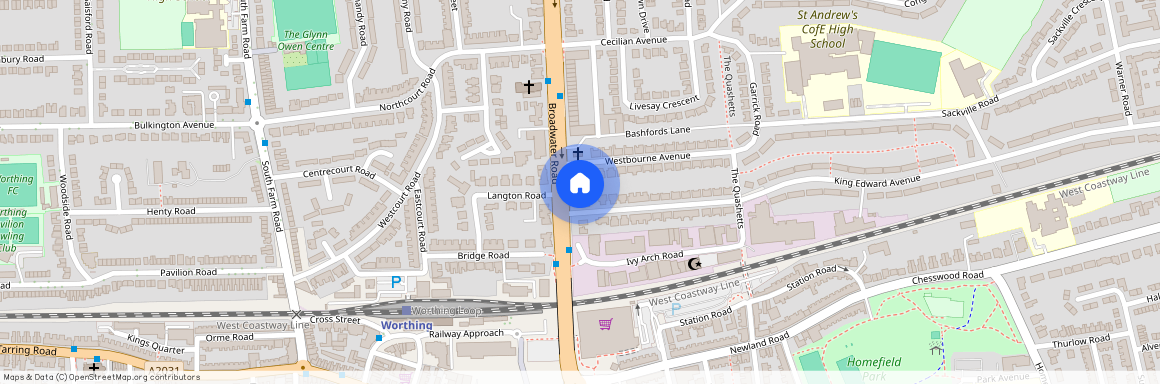 Broadwater Road, Worthing
