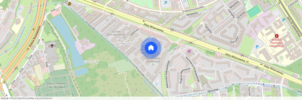 al. Aleja Wilanowska, Stegny, Mokotów, Warszawa, mazowieckie