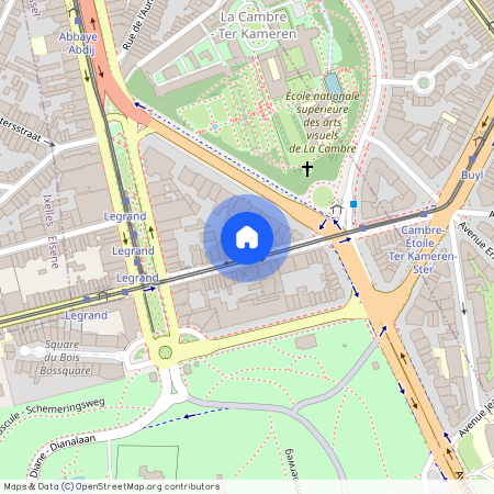 Boulevard De La Cambre - Terkamerenlaan, 33, 5, 1000, Bruxelles