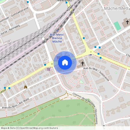 2504, Biel/Bienne, Rue De Mâche / Mettstrasse, 146