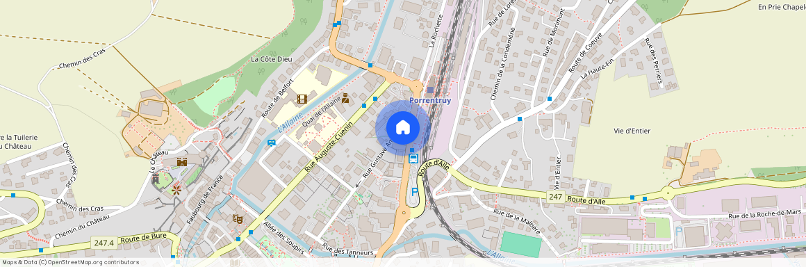 33, Rue du Jura, 2900 Porrentruy