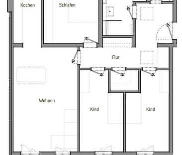 Neubau-Erstbezug! Stilvolle 4-Zimmer-Wohnung mit GÃ¤ste-WC ! - Foto 5