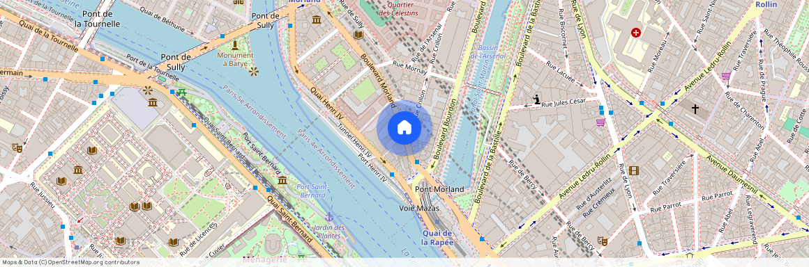 Boulevard Morland et Rue Crillon 75004 Paris (4e arrondissement)