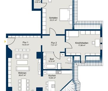 "ERSTBEZUG NACH KOMPLETT SANIERUNG" 3 ZIMMER DACHWOHNUNG UNTER DENK... - Photo 1