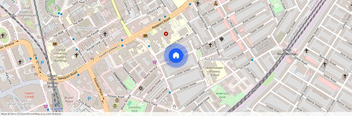 Planet Street, Cardiff., CF24