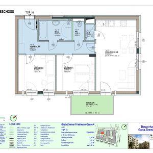 3-Zimmer-Wohnung mit Balkon, Top 16 - Photo 2