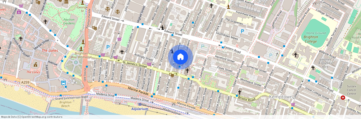 Basement Flat, 1 Knights Templar Way, BN2 1QE, Upper Rock Gardens