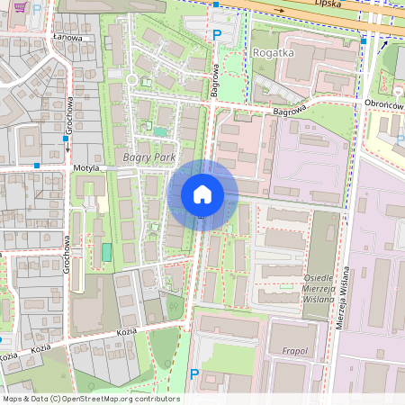 ul. Bagrowa, Płaszów, Podgórze, Kraków, małopolskie