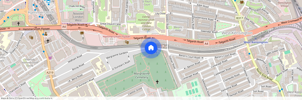 Margravine Gardens, Barons Court, London, W6