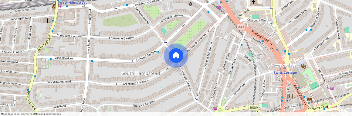 Fairhazel Gardens, South Hampstead, London