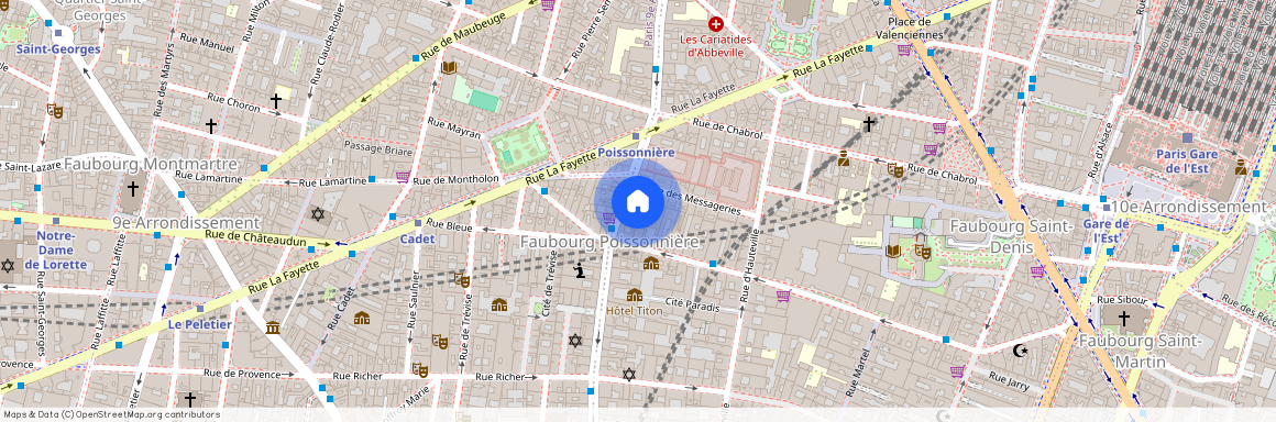 72 Rue du Faubourg Poissonnière, 75010 Paris, France