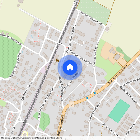 Rue de Monchevaux 8, 2022 Bevaix, Suisse