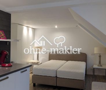 Voll möblierte 1-Zimmer-Wohnung in Frankfurt-Nied – top angebunden,... - Photo 1