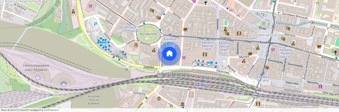 Śródmieście, ul. Jana Matejki, Katowice