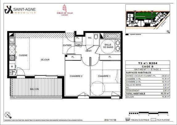 APPARTEMENT T3 62M - Photo 1