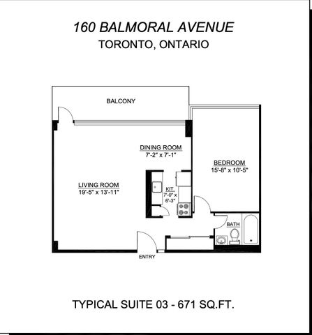 For Lease - 160 Balmoral Avenue Unit# 203, Toronto, Ontario - Photo 5