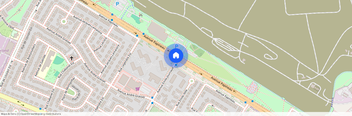 Avenue Papineau, Ahuntsic-Cartierville, Ahuntsic-Cartierville, Ile de Montréal, H2M 2A7