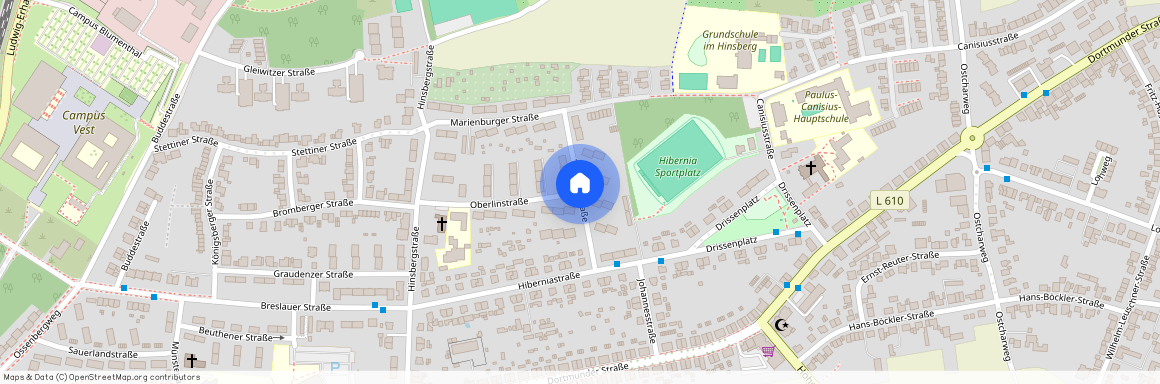 Thorner Str. 10, 45665 Recklinghausen OT Ost