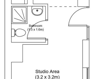 Studio to rent - Photo 5