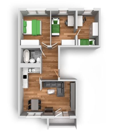 4-Raum-Wohnung Am Hohen Ufer 8 - Photo 3