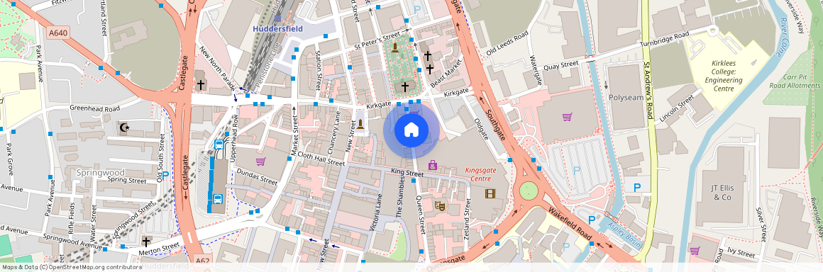 Cross Church Street, Town Centre, Huddersfield, HD1