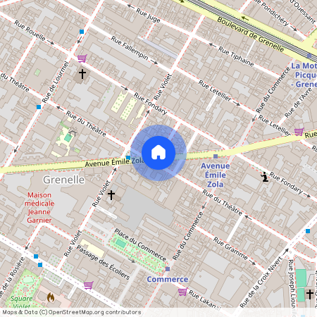 Rue Henri Duchêne et Avenue Emile Zola 75015 Paris (15e arrondissement)