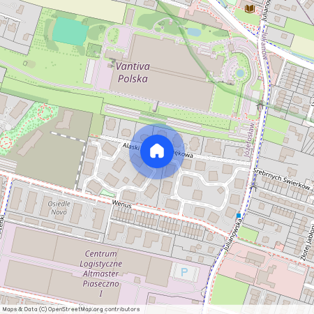 ul. Alaski, Józefosław, Piaseczno, piaseczyński, mazowieckie