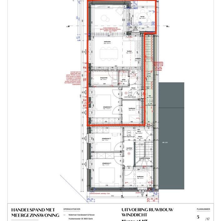 Genk, Weg Naar As 220: Nieuwbouw appartement met 1 slaapkamer, terras, fietsenstalling en een autostaanplaats in - Photo 1