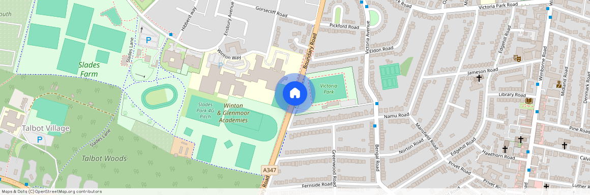 Boundary Rd, Ensbury Park, Bournemouth, BH10