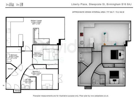 Liberty Place, Sheepcote Street, Birmingham, B16 - Photo 3