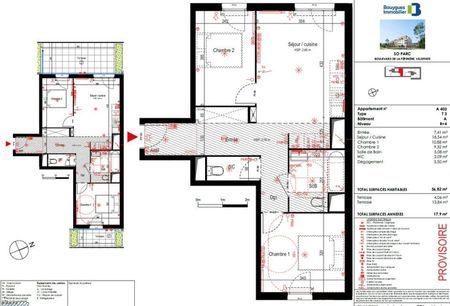 location Appartement T3 DE 56.82m² À VILLEPINTE - Photo 5
