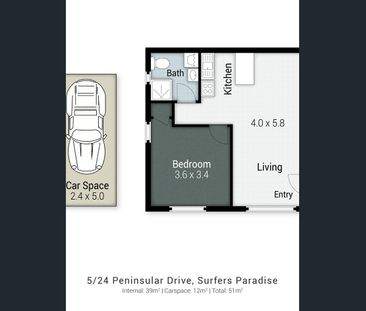 Charming One-Bedroom Apartment in Surfers Paradise - Photo 2