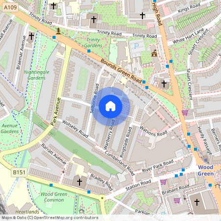 RANELAGH ROAD, LONDON, N22 7TJ, Wood Green, London, N22