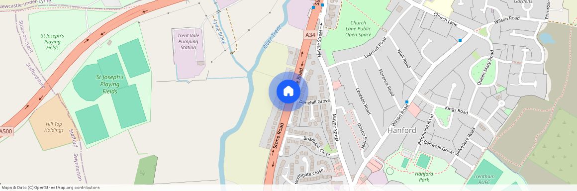 Hanford Terrace, Stone Road, Stoke-On-Trent, Staffordshire, ST4