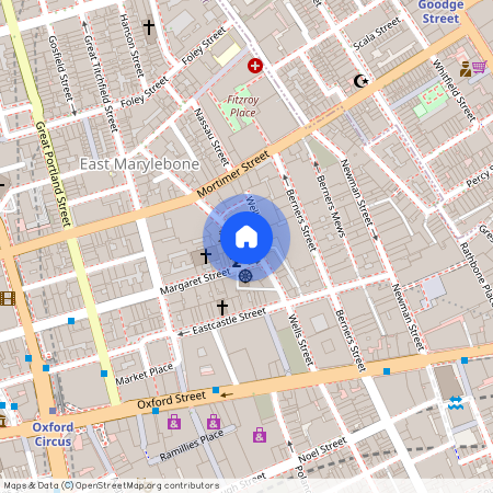 Wells Street, Fitzrovia & Covent Garden