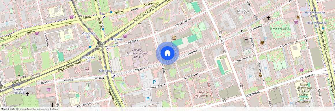 ul. Chłodna, Mirów, Wola, Warszawa, mazowieckie