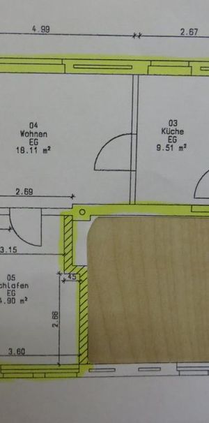 Vermiete helle kleine Wohnung im EG - Photo 2