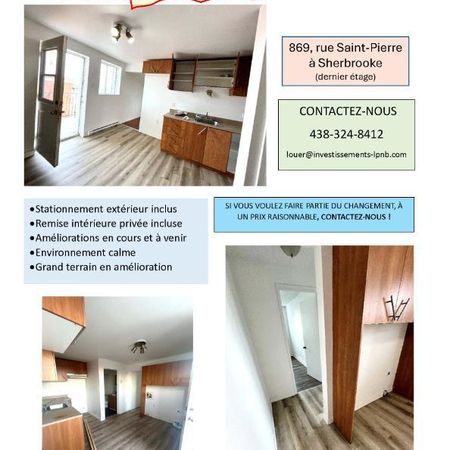 4 ½ à Sherbrooke - 1000$/mois - Rabais disponible - Photo 3