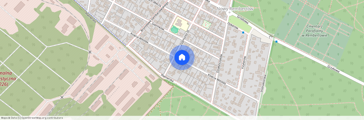 ul. Księcia Witolda, Nowy Rembertów, Rembertów, Warszawa, mazowieckie