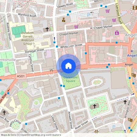 Claremont Square, Islington, London